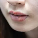 opryszczka na ustach