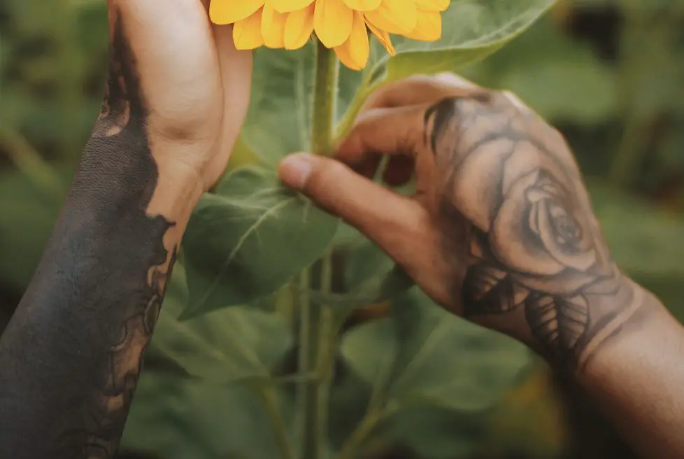 tatuaz w kwiaty galeria