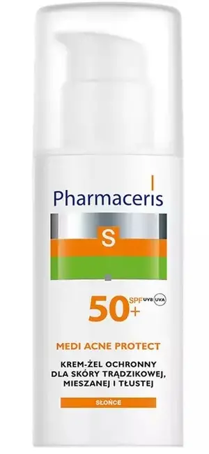 Pharmaceris S krem ochronny dla skóry trądzikowej, mieszanej i tłustej SPF 50+
